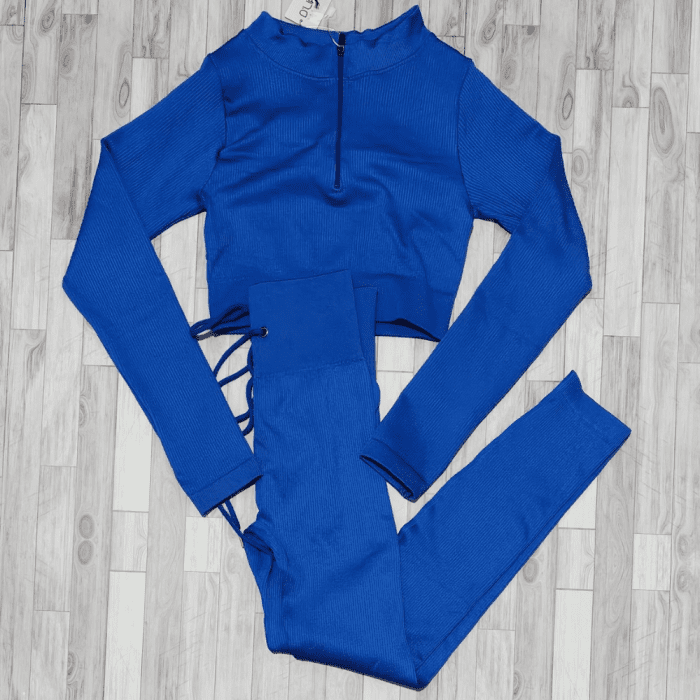 CONJUNTO CALZA SEAMLESS + CROPTOP