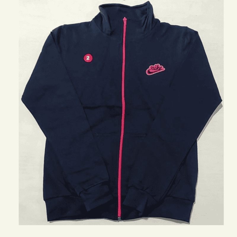 CAMPERA ALGODON BORDADA SIN CAPUCHA