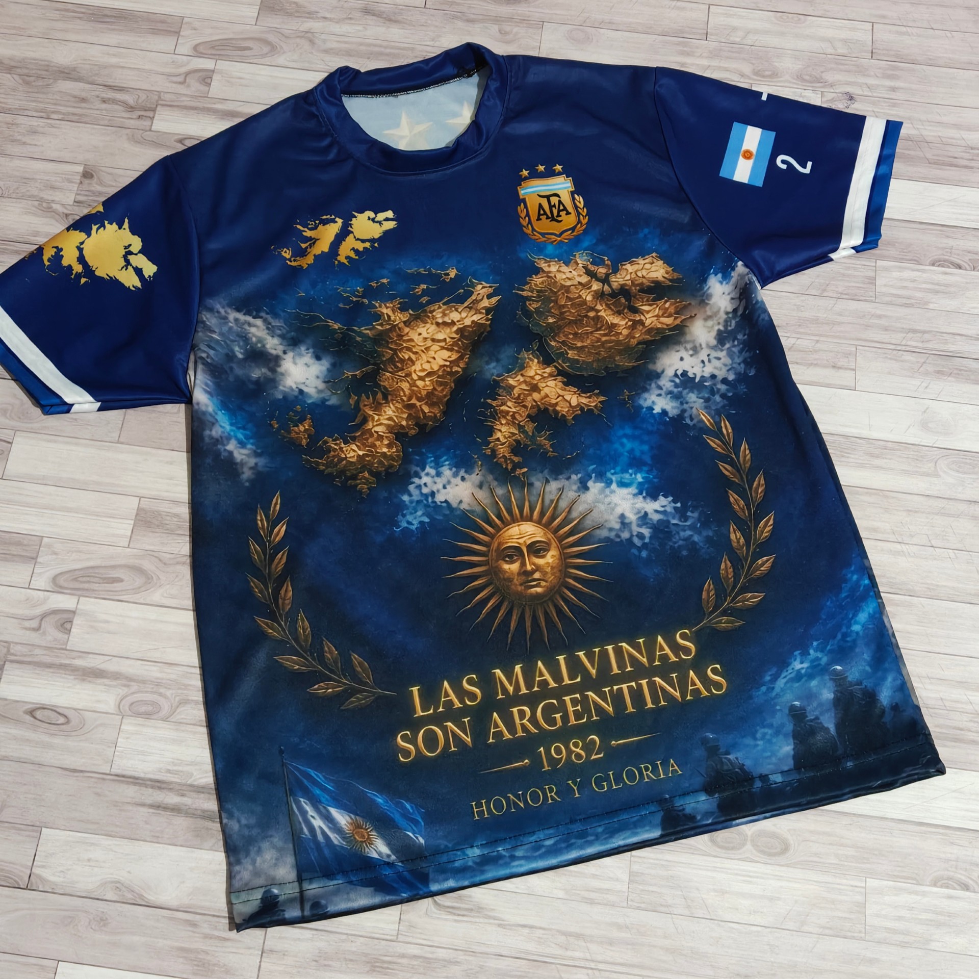 CAMISETA ARG FULL SUBLIMADA